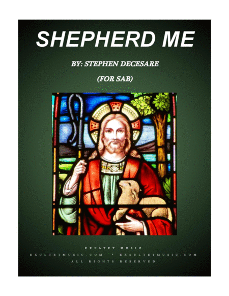 Shepherd Me For Sab Sheet Music