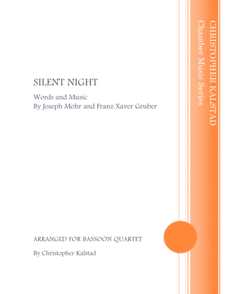 Silent Night Bassoon Quartet Sheet Music