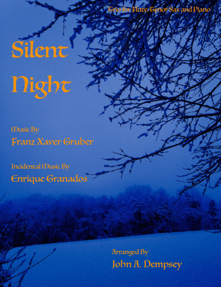 Free Sheet Music Silent Night Trio For Flute Tenor Sax And Piano
