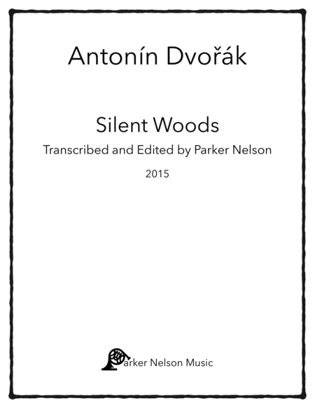 Free Sheet Music Silent Woods For Horn And Piano