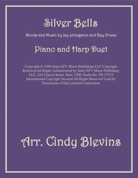 Silver Bells Piano And Harp Duet Sheet Music