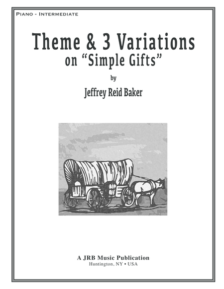 Simple Gifts Theme And 3 Variations Sheet Music