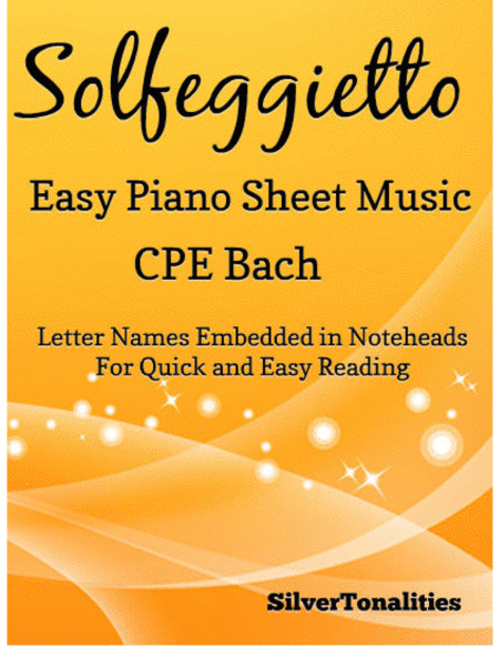 Solfeggietto Easy Piano Sheet Music Sheet Music