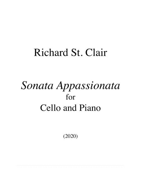 Sonata For Cello And Piano Appassionata 2020 Part Included Sheet Music