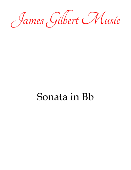 Free Sheet Music Sonata In Bb Major K 281