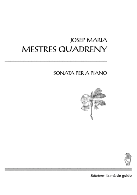 Sonata Per A Piano Sheet Music