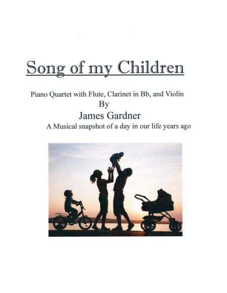 Song Of My Children For Piano Quartet Sheet Music