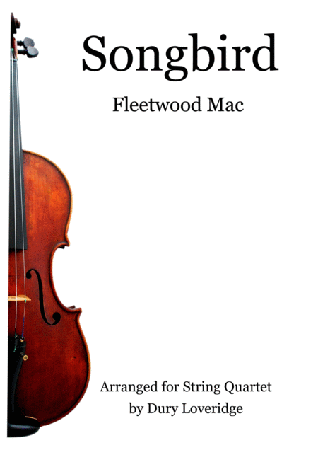 Free Sheet Music Songbird String Quartet Mcvie Eva Cassidy