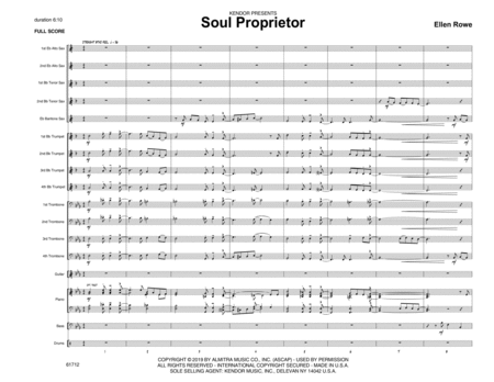 Free Sheet Music Soul Proprietor Full Score