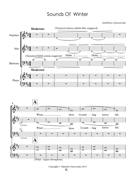 Sounds Of Winter Sheet Music