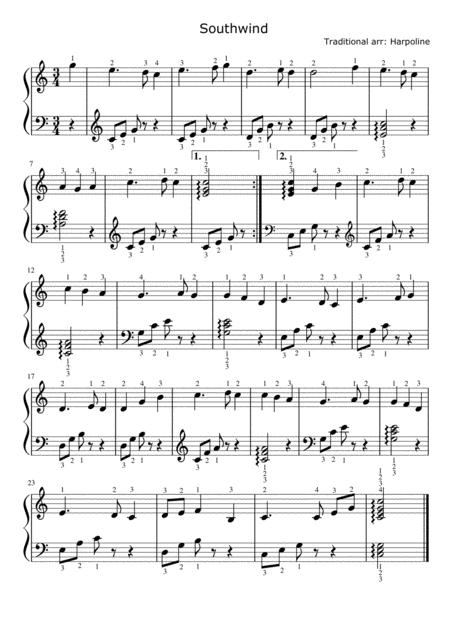 Southwind In C Sheet Music