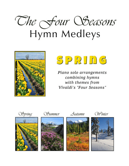 Spring The Four Seasons Hymn Medleys Collection 3 Piano Solos Sheet Music