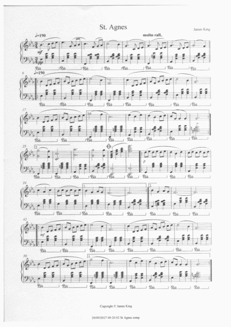 St Agnes Sheet Music