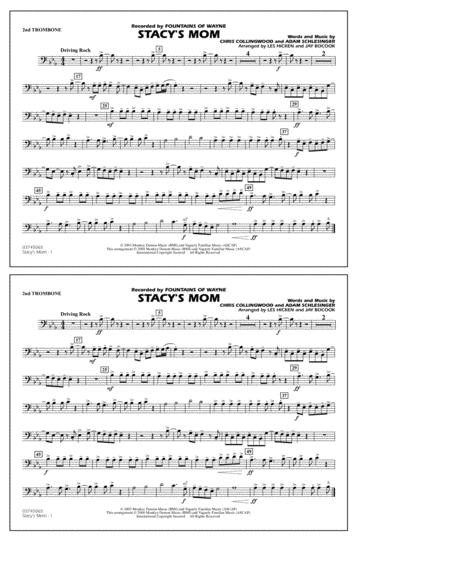 Stacys Mom Arr Les Hicken And Jay Bocook 2nd Trombone Sheet Music