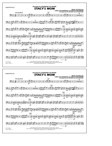 Stacys Mom Arr Les Hicken And Jay Bocook Baritone B C Sheet Music