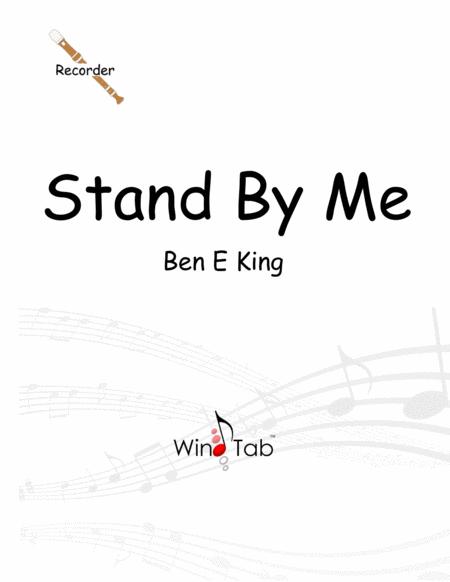 Stand By Me Recorder Sheet Music Tab Sheet Music