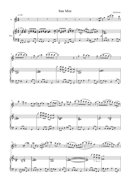 Star Mist Flute Solo Sheet Music