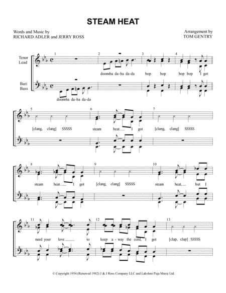 Steam Heat Ssaa Sheet Music