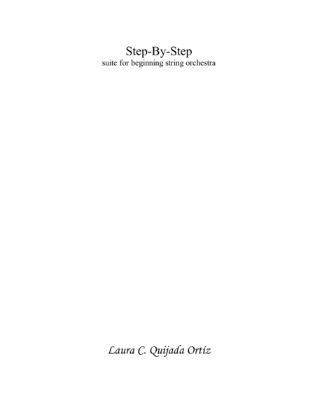 Free Sheet Music Step By Step Suite For Beginning String Orchestra Score Parts