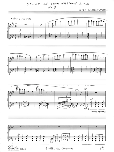 Study On John Williams Style No 3 Sheet Music