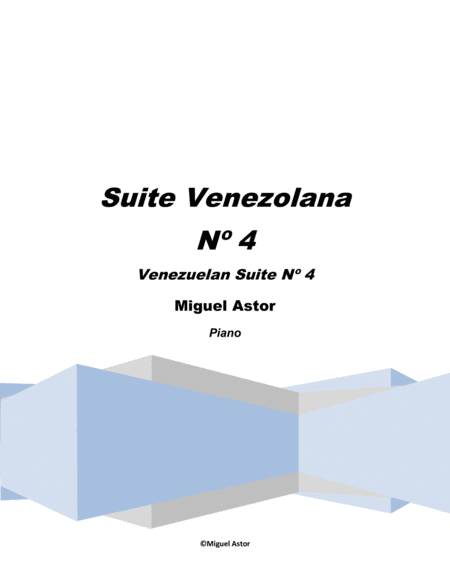 Free Sheet Music Suite Venezolana N 4
