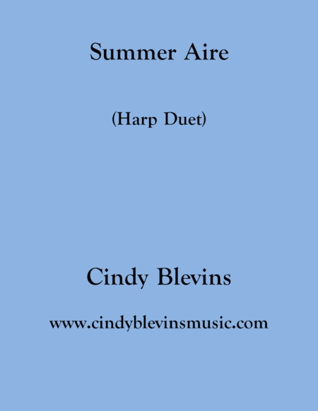 Free Sheet Music Summer Aire Arranged For Harp Duet