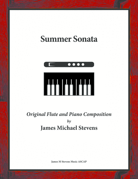 Summer Sonata Romantic Flute Piano Sheet Music