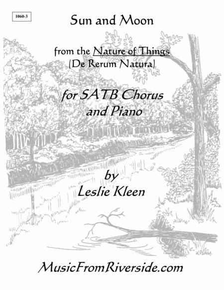 Free Sheet Music Sun And Moon For Satb Chorus And Piano