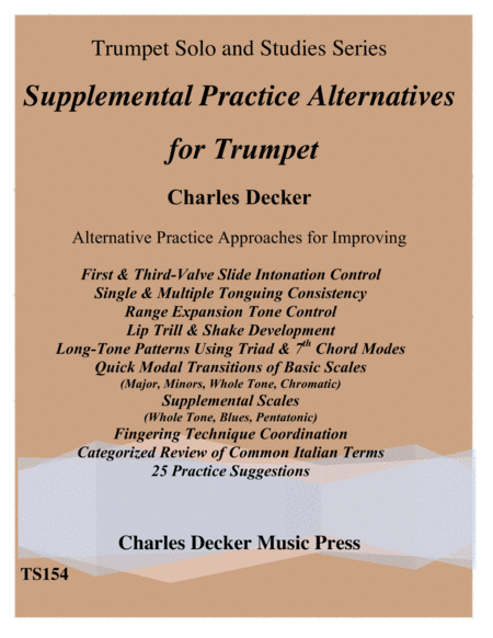 Supplemental Practice Alternatives For Trumpet Sheet Music