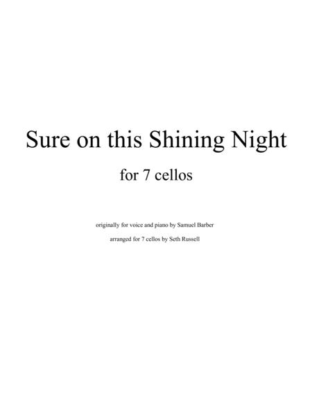 Sure On This Shining Night Op 13 No 13 Sheet Music