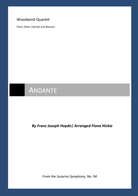 Surprise Symphony Andante Sheet Music