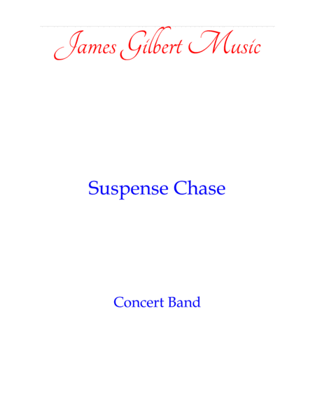 Suspense Chase Sheet Music