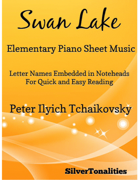 Free Sheet Music Swan Lake Elementary Piano Sheet Music