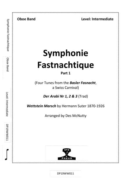 Free Sheet Music Symphonie Fastnachtique Part 1