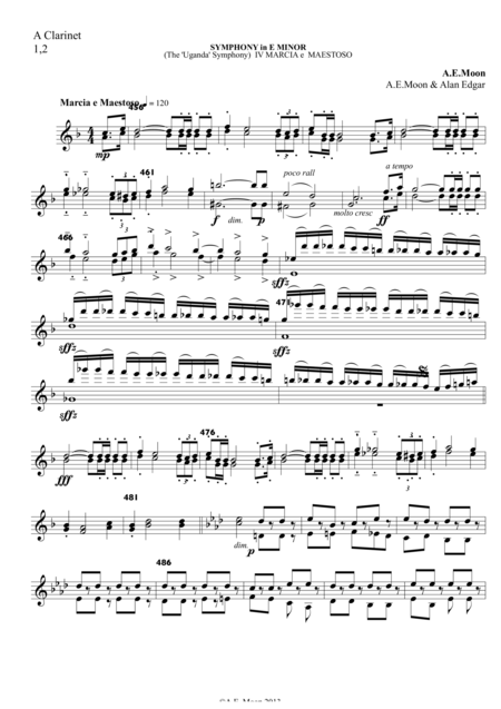 Symphony In E Minor Fourth Movement Sheet Music