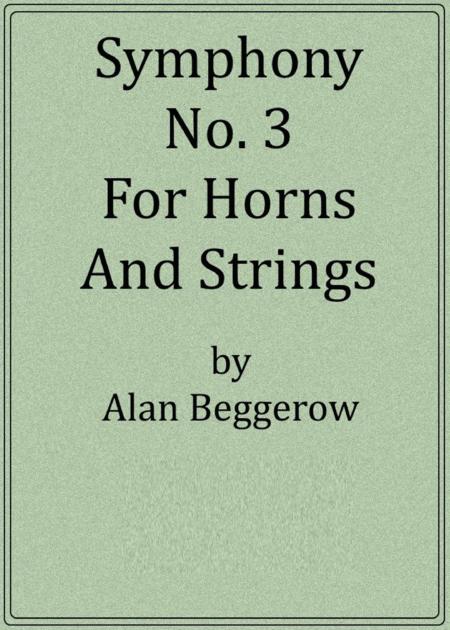 Symphony No 3 For Strings And Horns Score Only Sheet Music