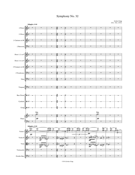 Free Sheet Music Symphony No 32 Score And Parts