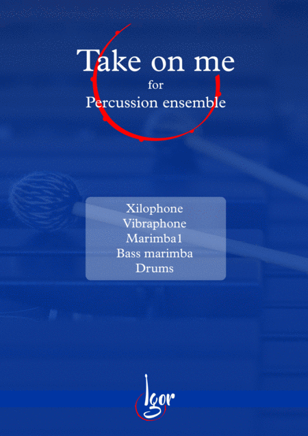 Take On Me A Ha Percussion Ensemble Sheet Music