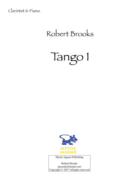 Free Sheet Music Tango 1 For Clarinet And Piano