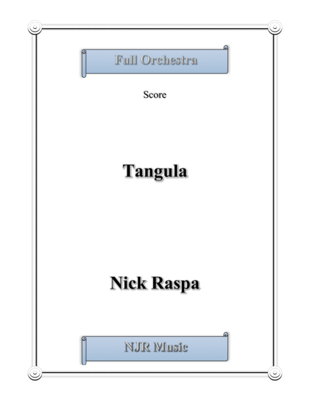 Free Sheet Music Tangula From Three Dances For Halloween Score