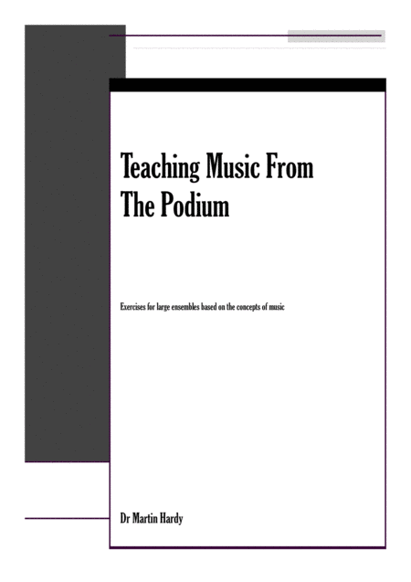 Teaching Music From The Podium Sheet Music