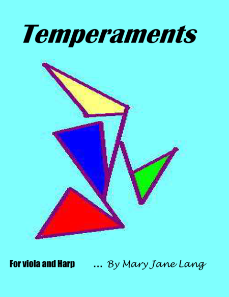 Temperaments For Viola And Harp Sheet Music