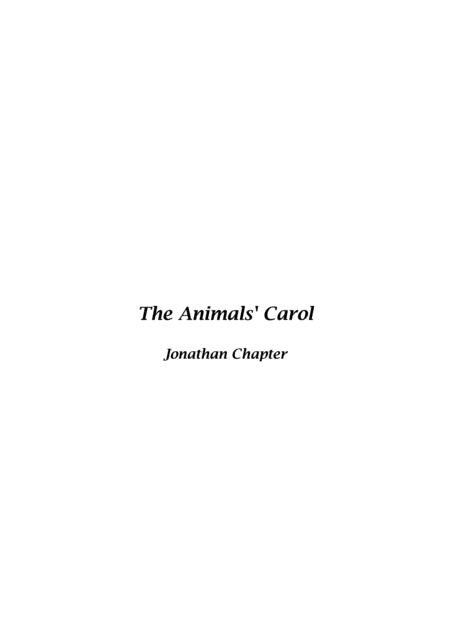 Free Sheet Music The Animals Carol