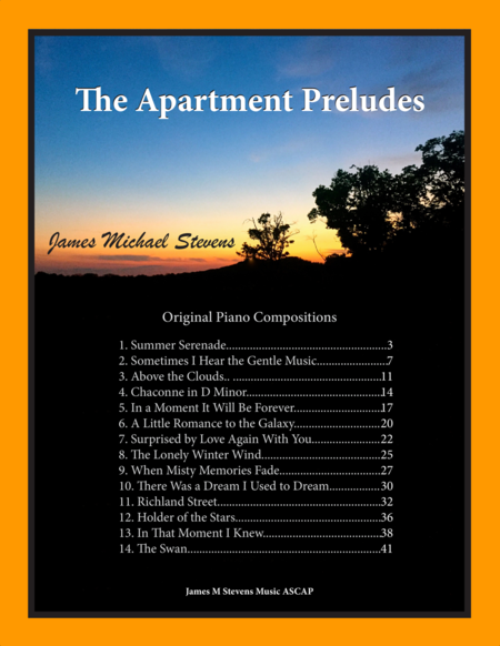 The Apartment Preludes Piano Book Sheet Music