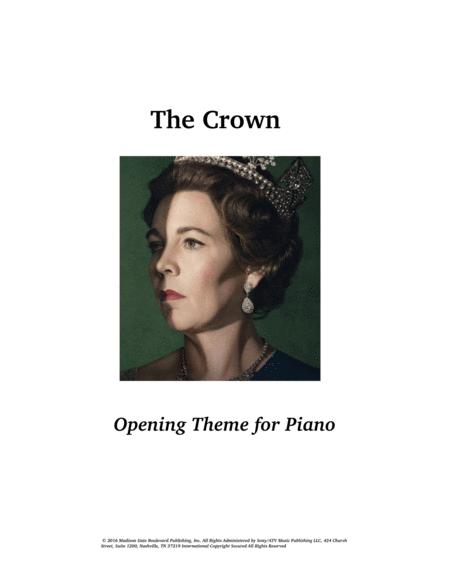 Free Sheet Music The Crown Main Theme