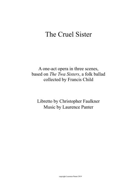 Free Sheet Music The Cruel Sister