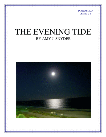 The Evening Tide Sheet Music