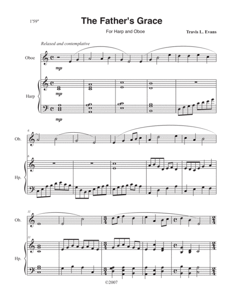 The Fathers Grace Sheet Music