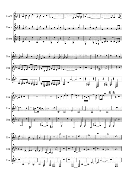 Free Sheet Music The Good Trio