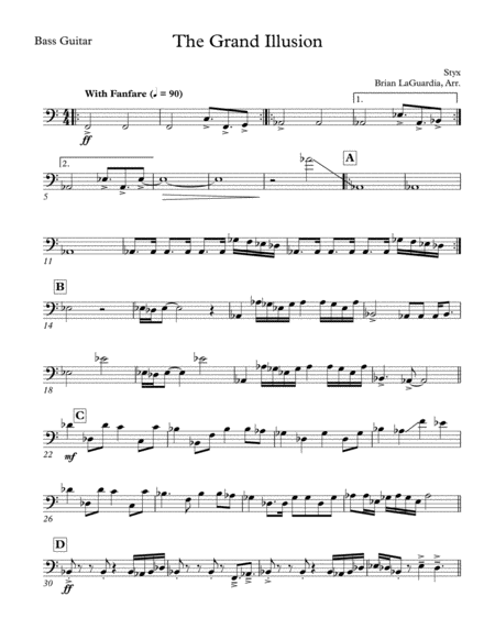 Free Sheet Music The Grand Illusion